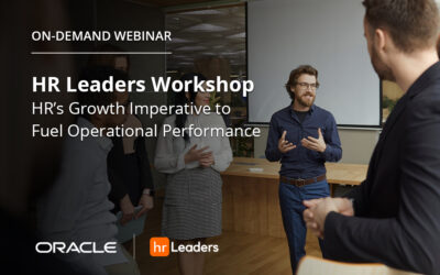 HR Leaders Workshop: HR's Growth Imperative to Fuel Operational Performance